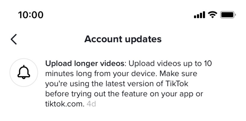 TikTok sắp tăng độ dài video lên hơn 5 phút