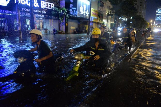 Tìm phương án mới chống ngập nước hầm sông Sài Gòn  