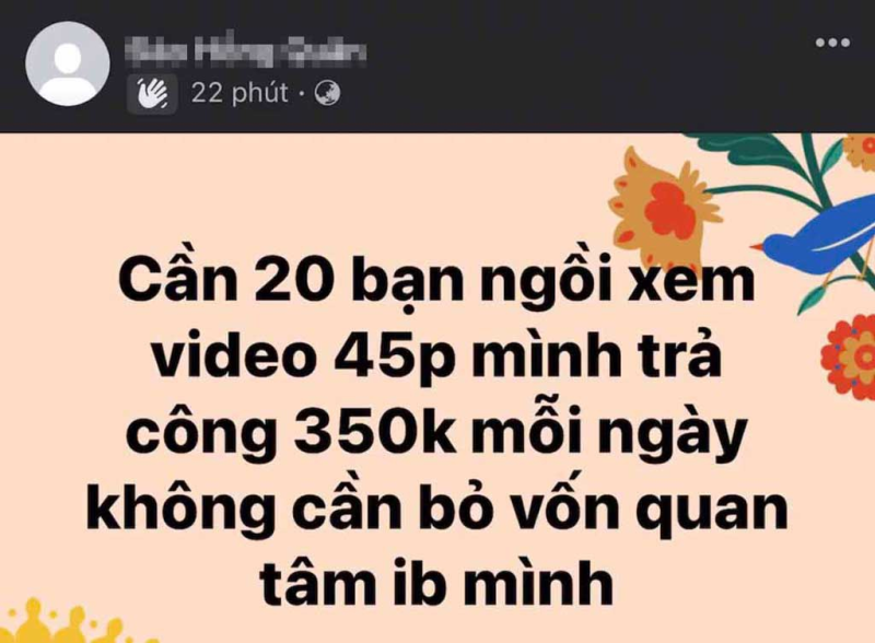 Tìm việc làm qua mạng coi chừng bị quỵt hết tiền