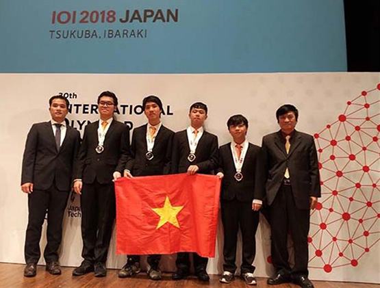 Đội tuyển Olympic Tin học giành thành tích cao nhất từ trước đến nay