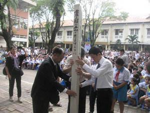 Tổ chức Hòa bình Nhật Bản giao lưu với học sinh tiểu học TP.HCM