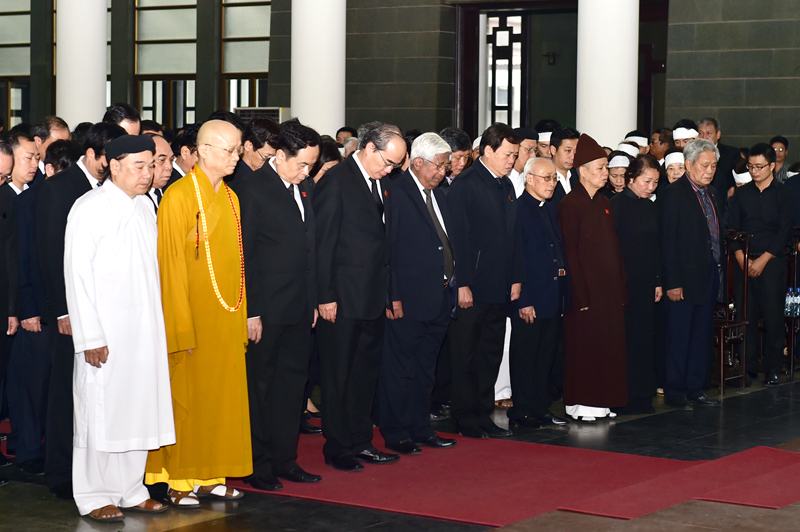 Tổ chức trọng thể Lễ tang đồng chí Trương Quang Được