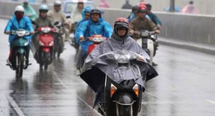 Tối nay miền Bắc giải nhiệt nhờ cơn mưa rào