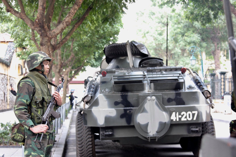 Tổng bí thư, Chủ tịch nước Nguyễn Phú Trọng đón Chủ tịch Kim Jong-un - ảnh 5