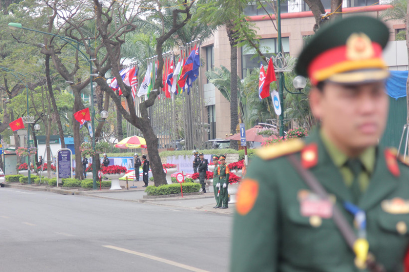 Tổng bí thư, Chủ tịch nước Nguyễn Phú Trọng đón Chủ tịch Kim Jong-un - ảnh 2