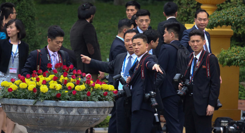 Tổng bí thư, Chủ tịch nước Nguyễn Phú Trọng đón Chủ tịch Kim Jong-un - ảnh 8