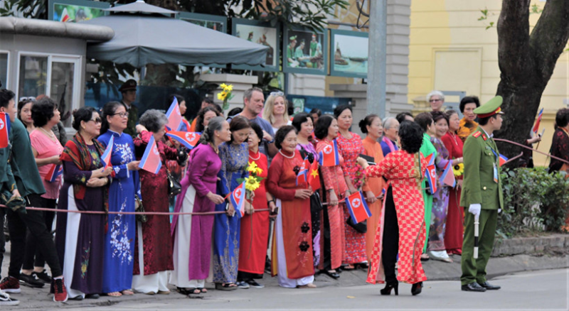 Tổng bí thư, Chủ tịch nước Nguyễn Phú Trọng đón Chủ tịch Kim Jong-un - ảnh 10