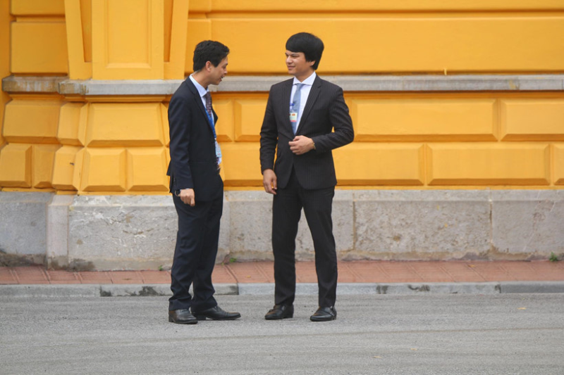 Tổng bí thư, Chủ tịch nước Nguyễn Phú Trọng đón Chủ tịch Kim Jong-un - ảnh 11