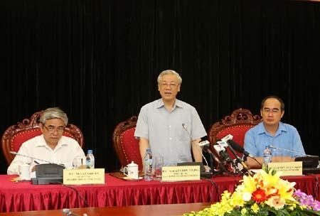Tổng Bí thư nhấn mạnh vai trò của khoa học công nghệ