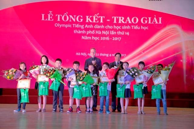 Tổng kết và trao giải Olympic Tiếng Anh Tiểu học Hà Nội lần thứ 14