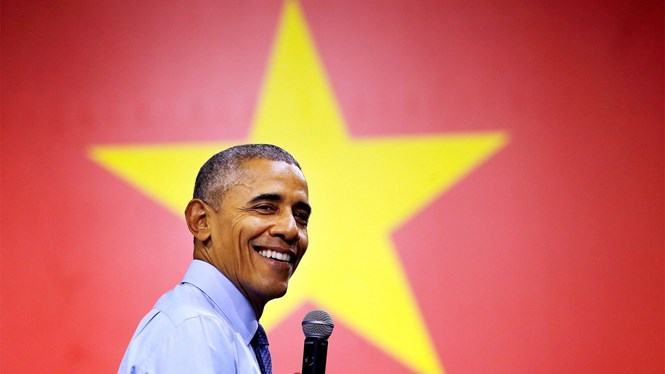 Tổng thống Barack Obama trả lời câu hỏi từ các thủ lĩnh trẻ Đông Nam Á /// Ảnh: Reuters