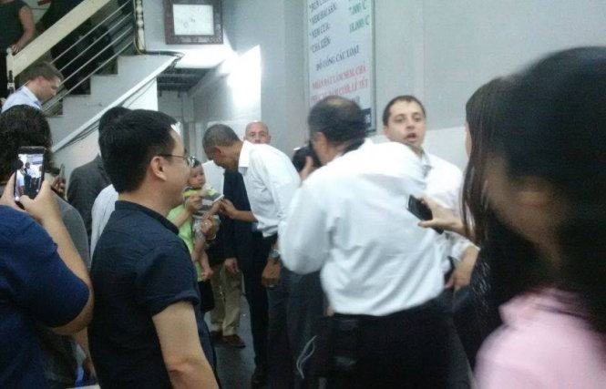 Tổng thống Obama thưởng thức bún chả Hà Nội 