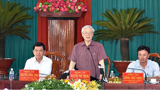 Tổng Bí thư Nguyễn Phú Trọng: Cán bộ phải trong sạch, không được nhũng nhiễu, xa dân