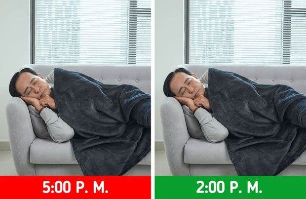 Nhìn chung, giấc ngủ trưa chỉ nên kết thúc vào trước 3h chiều mà thôi.