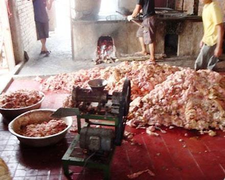 TPHCM: 70 tấn lòng, mỡ “cực bẩn” chuẩn bị được tiêu thụ