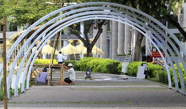 TPHCM: Cấm xe đi vào đường Nguyễn Huệ từ ngày 5-2