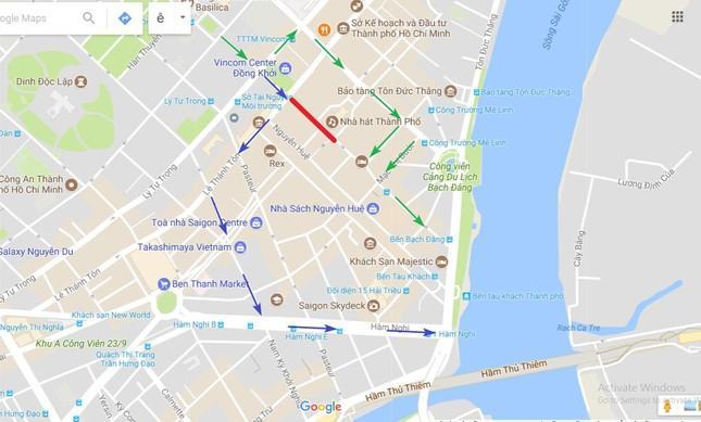 TPHCM cấm xe vào đường Đồng Khởi một số khung giờ dịp Tết Nhâm Dần ảnh 2