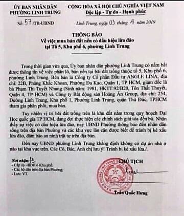 TP.HCM: Du an ma hoanh hanh, gay hai khap noi