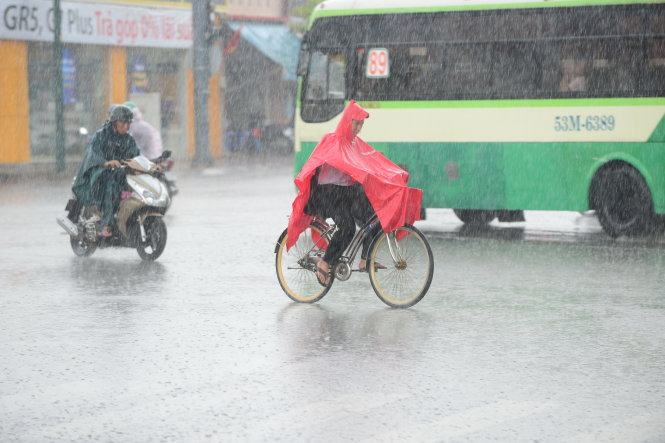 ​TP.HCM mưa giải nhiệt trên diện rộng 