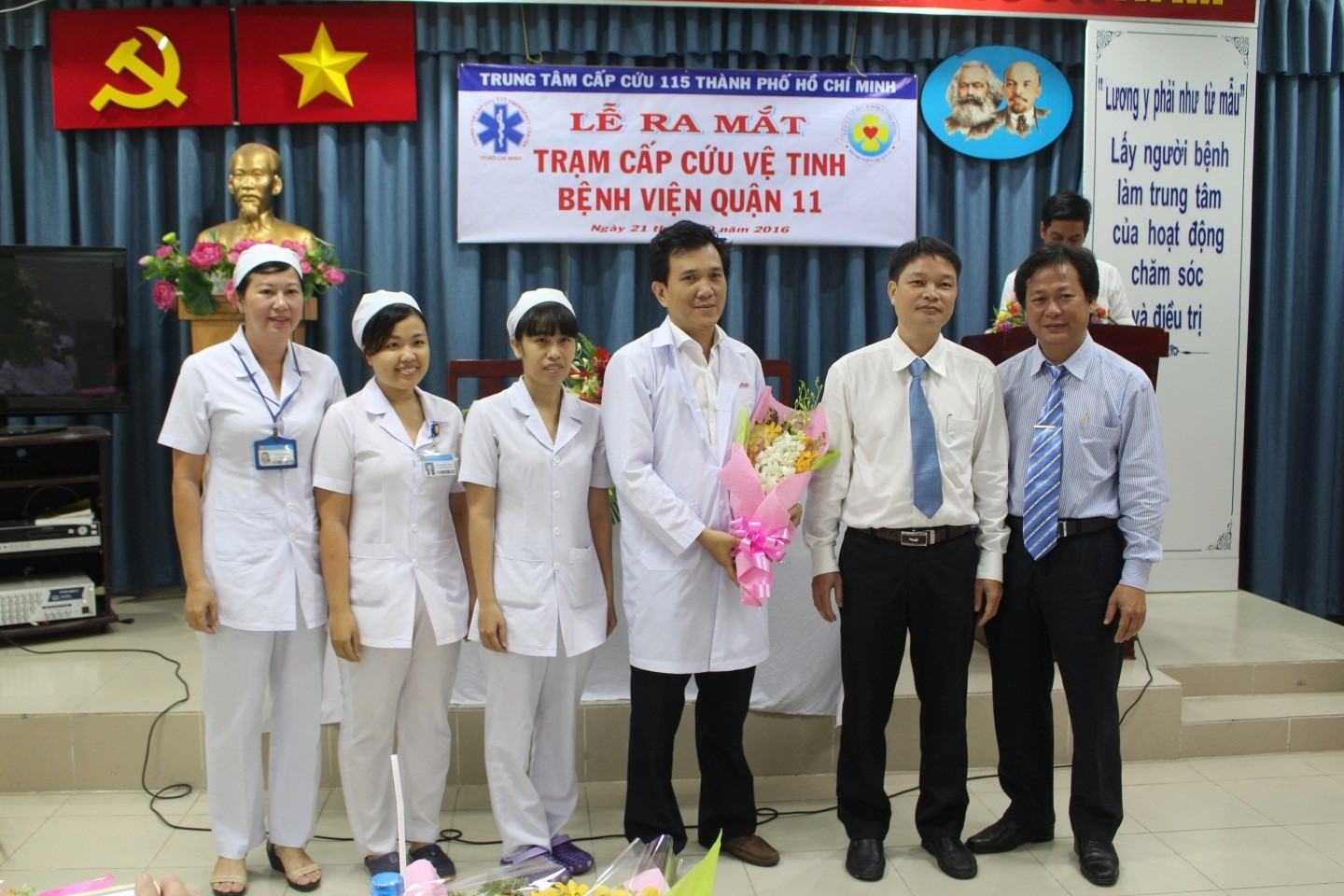 Ra mắt trạm cấp cứu vệ tinh 115 thứ 20