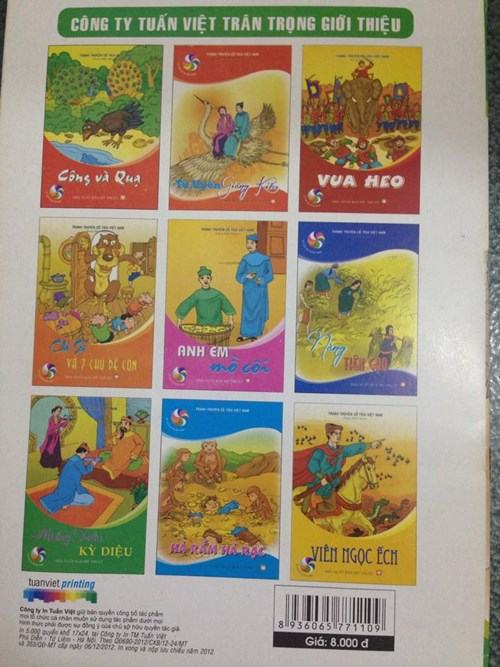 Trang bìa sách truyện thiếu nhi sai chính tả nghiêm trọng - ảnh 2