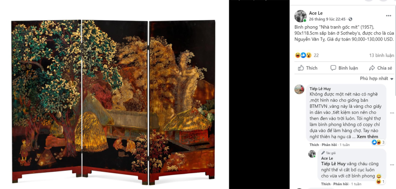 Tranh Việt Nam đấu giá ở nước ngoài liên tục dính nghi án hàng giả