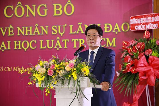 PGS.TS Trần Hoàng Hải được giao quyền Hiệu trưởng Trường ĐH Luật TP.HCM