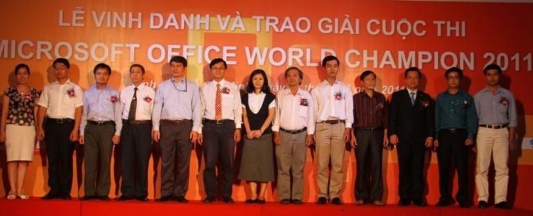 Trao giải “Microsoft office world champion 2011”