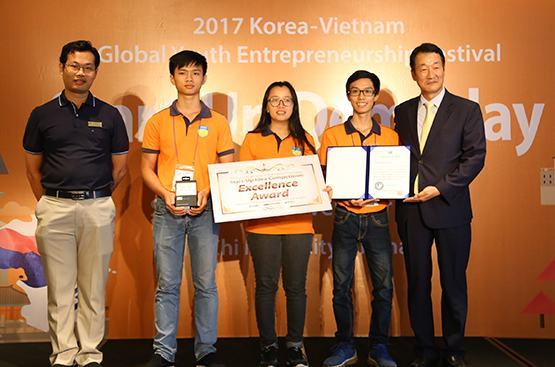 Sinh viên TP.HCM đoạt giải nhất khởi nghiệp thanh niên toàn cầu Việt – Hàn