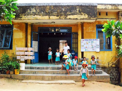 Trẻ mầm non không có trường học