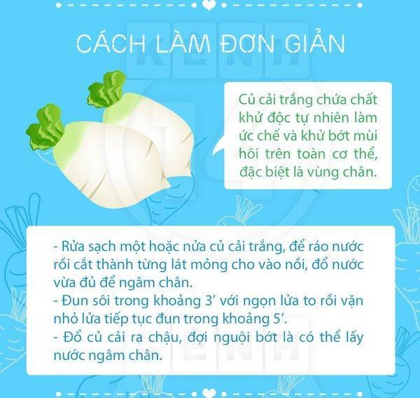 Trị hôi chân với cách đơn giản ít tốn kém