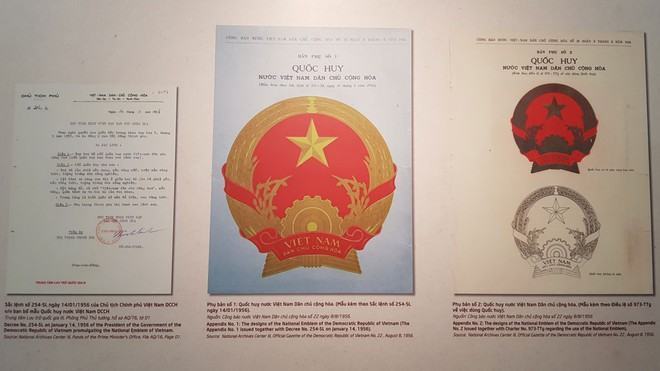 Triển lãm kể sự ra đời của quốc huy Việt Nam