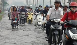 Triều cường bủa vây, Sài Gòn ngập nặng