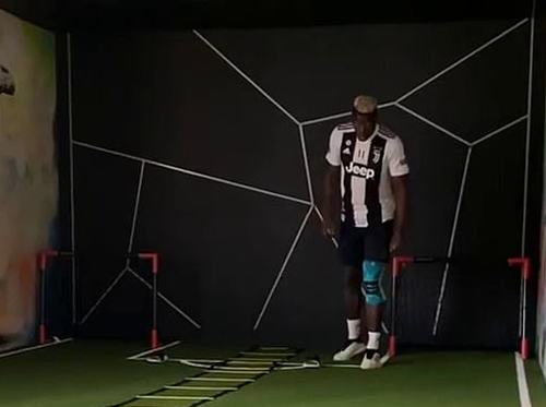 Trở lại luyện tập, Pogba bất ngờ khoác áo Juventus