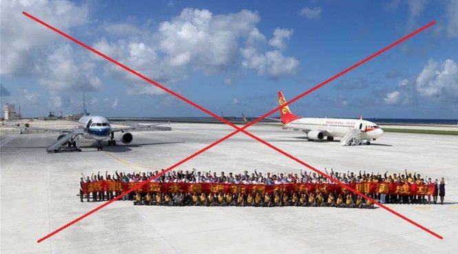 Trung Quốc phải chấm dứt bay ra Trường Sa