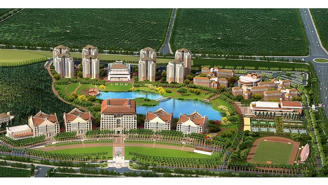 Cơ sở rộng lớn của Đại học Hạ Môn Malaysia /// Ảnh: Đại học Hạ Môn Malaysia