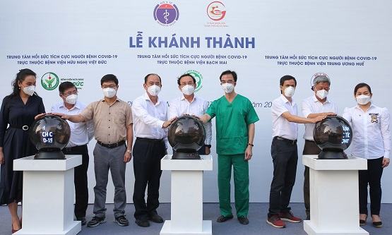 Khánh thành 3 trung tâm hồi sức tích cực người bệnh Covid-19