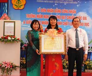 Trường đạt chuẩn quốc gia trên địa bàn đông dân cư