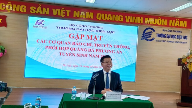 Trường ĐH Điện lực dành hơn một nửa chỉ tiêu xét kết quả thi tốt nghiệp THPT