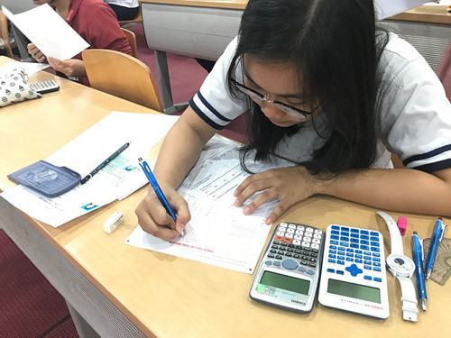 Trường ĐH Quốc tế tổ chức kiểm tra năng lực: Hơn 2.000 thí sinh dự thi - ảnh 2