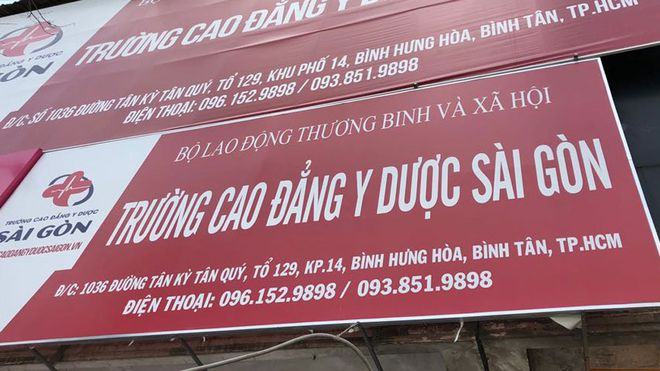 Trường CĐ Y Dược Sài Gòn có trụ sở chính ở Khánh Hòa nhưng tên gọi khiến người học hiểu lầm là ở TP.HCM /// MỸ QUYÊN