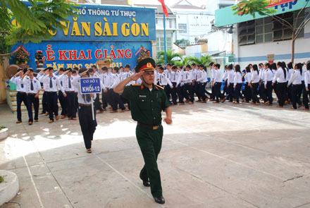 Trường THPT Quốc Văn Sài Gòn khai giảng năm học 2010-2011