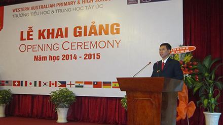 Trường Tiểu học & Trung học Tây Úc khai giảng năm học mới 2014-2015