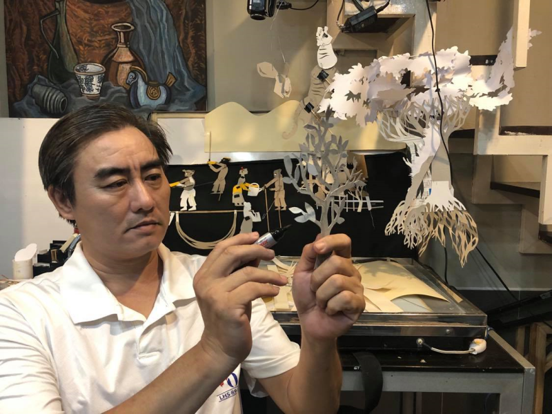 Từ giấy bỏ đi đến vở rối cho thiếu nhi