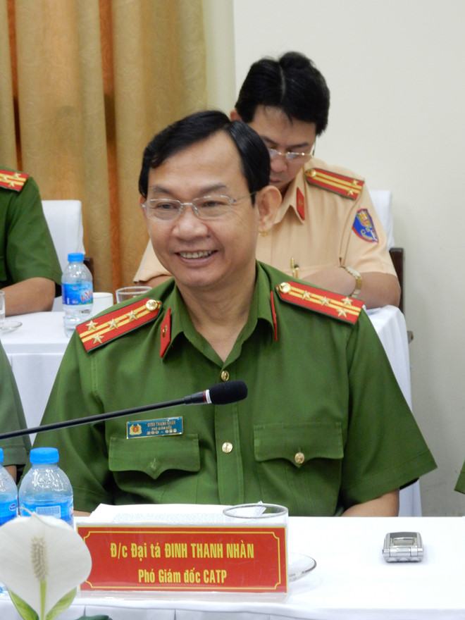 Đại tá Đinh Thanh Nhàn vừa được bổ nhiệm thủ trưởng Cơ quan CSĐT Công an TP.HCM /// Ảnh: Công Nguyên