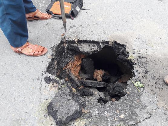 TP.HCM: Lại xuất hiện hố tử thần