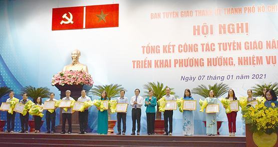 Ngành tuyên giáo đóng góp tích cực cho sự phát triển TP