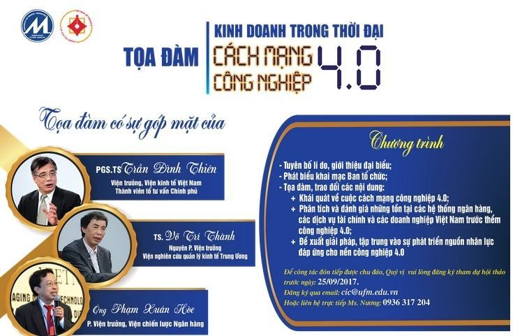 ĐH Tài chính – Marketing tọa đàm “Kinh doanh trong thời đại Cách mạng công nghiệp 4.0”