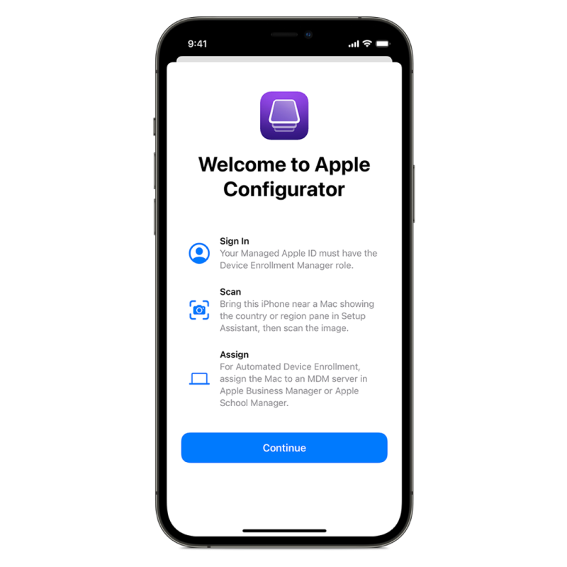 Ứng dụng Apple Configurator đã có mặt trên iPhone