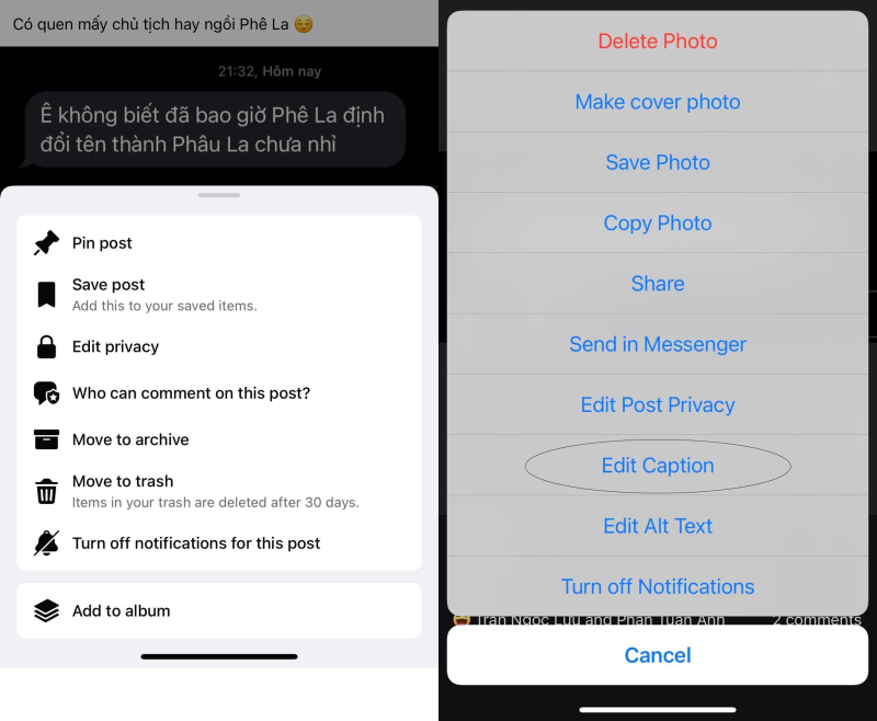 Ứng dụng Facebook trên iOS lỗi tính năng sửa bài đăng - ảnh 1